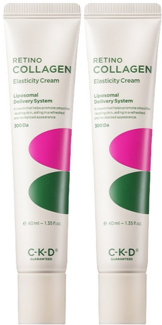 씨케이디 레티노 콜라겐 저분자 탄력크림, 40ml, 2개