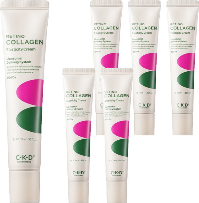 씨케이디 레티노 콜라겐 저분자 탄력크림, 40ml, 6개