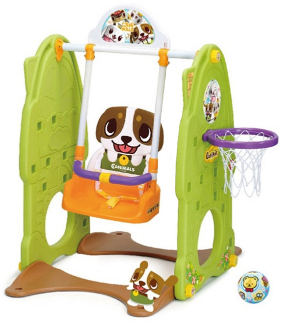 야야 캐니멀아토 그네, 1개, 2~6세