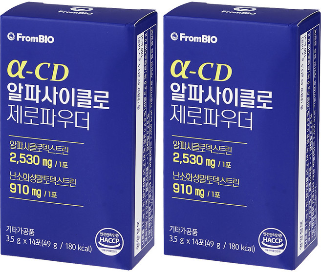 FromBIO Alpha-CD 零卡粉末 14入, 49g, 2個