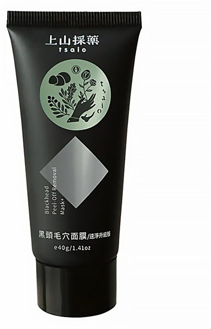 tsaio 上山採藥 黑頭毛穴面膜 淨速升級版 40g 深層清潔毛孔 溫和不緊繃 改善毛孔粗大, 1入, 1條