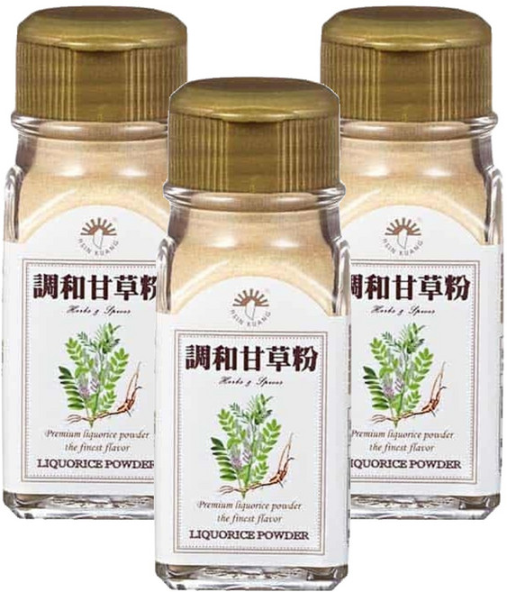 新光洋菜 甘草粉, 20g, 3瓶