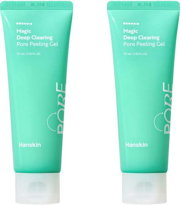 한스킨 매직 딥 클리어링 모공 필링 젤, 75ml, 2개