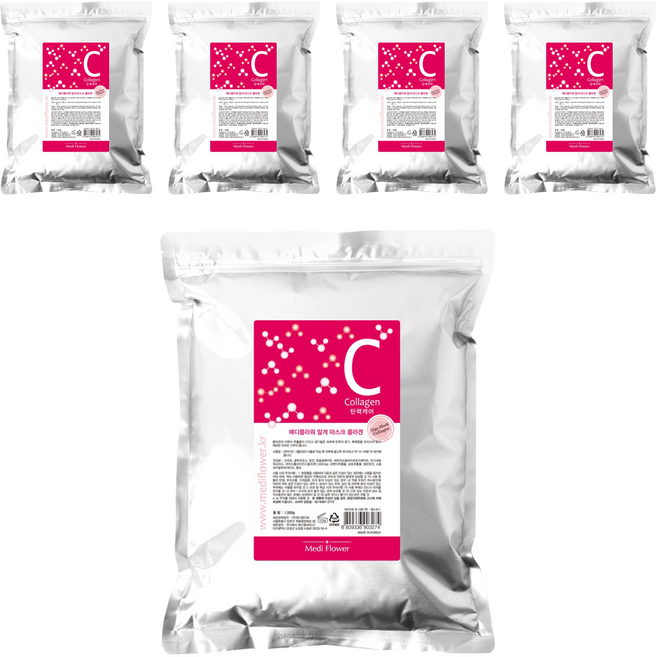 메디플라워 프리미엄 모델링팩 콜라겐 1kg, 1개입, 5개