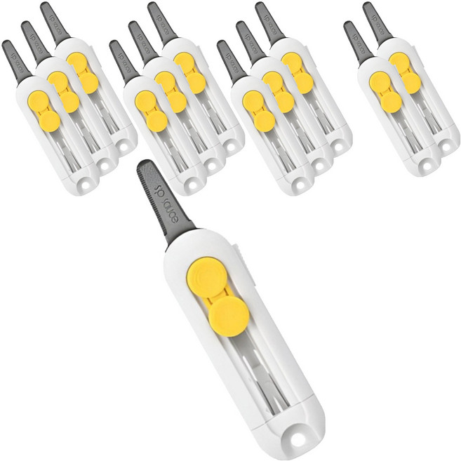 마다꾸미 다용도 안전 커터칼, 화이트, 12개