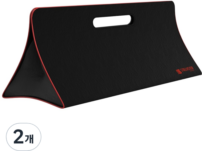 슈틸루스터 휴대용 여행용 헤어스타일러 전용 파우치, 2개, 레드