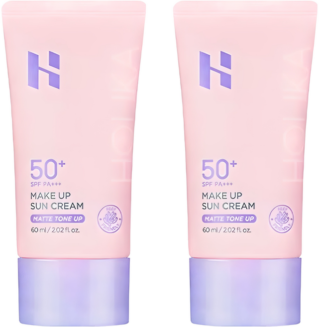 홀리카홀리카 메이크업 선크림 SPF50+ PA+++, 60ml, 2개