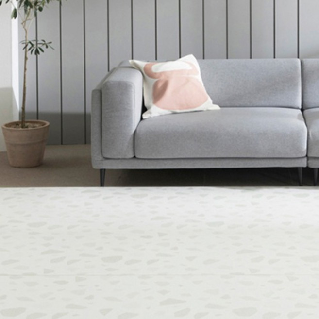 휴팡 15T 멀티 PVC 롤 강아지 매트 미끄럼방지 슬개골보호, 마블 테라조, 1개