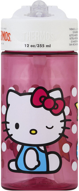 THERMOS 膳魔師 冷水壺, 凱蒂貓粉色, 355ml, 1個