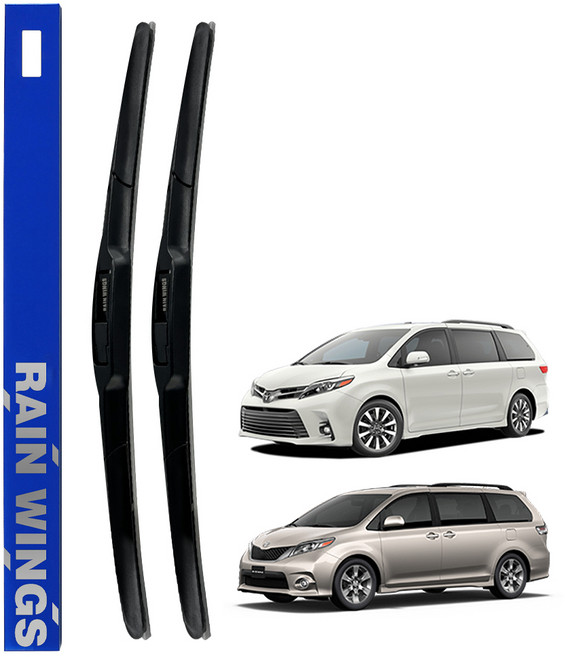 레인윙스 도요타 뉴 시에나 와이퍼 전면 세트 3세대 4세대, 1세트