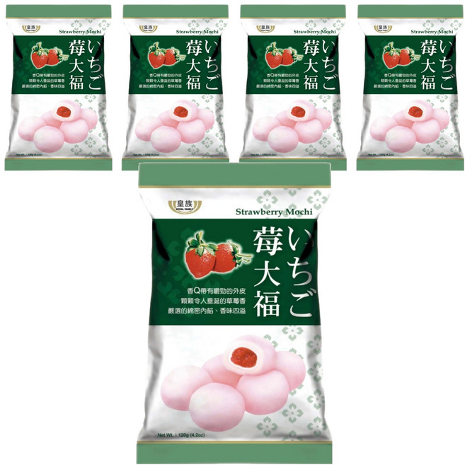 Royal Family 皇族 草莓大福, 120g, 5包
