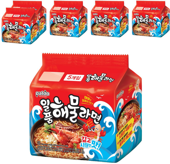 팔도일품 해물라면 115g, 30개