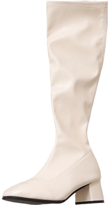 미스제인 포닝 스판 스퀘어 롱부츠 5.5cm