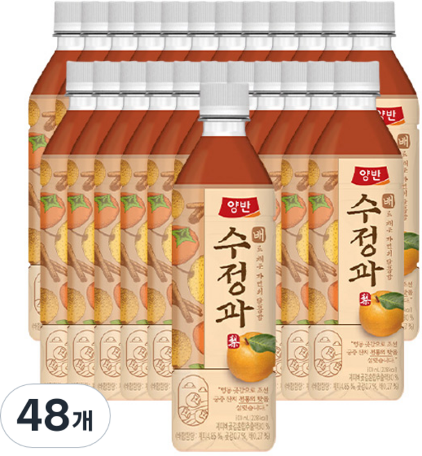 양반 배 수정과, 500ml, 48개