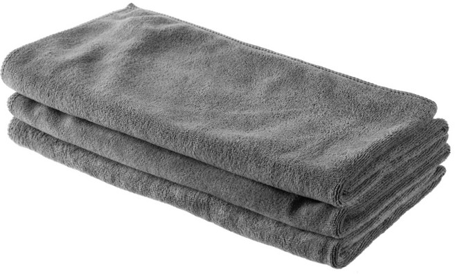 코멧 소프트 극세사 양면 드라잉 타월 중형 60 x 40 cm, 그레이, 3개