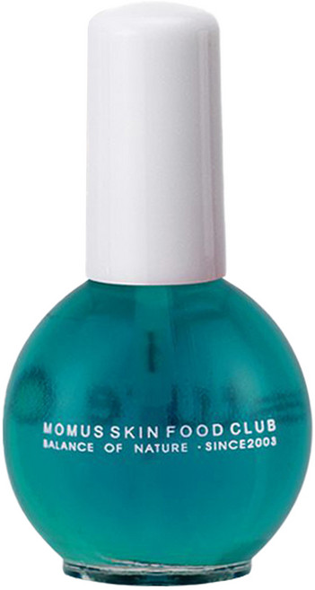 MOMUS 專業保養 基底油 10ml 加強指彩附著力 使指彩更易卸除, 藍綠色, 1瓶