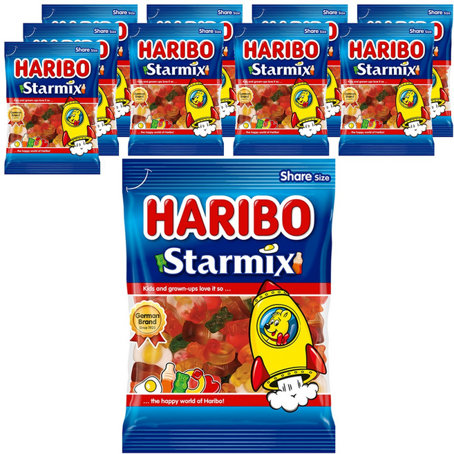 HARIBO 綜合星星軟糖, 200g, 10個