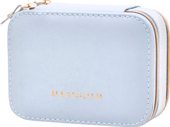 RADIANT STAR 璀璨之星 MARIGOLD粉嫩系的收藏兩面雙層多用隨身飾品盒 OD020