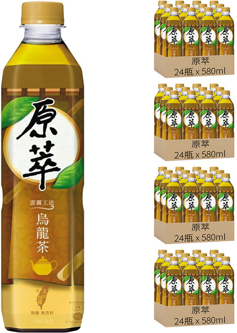 原萃 文山包種烏龍茶, 580ml, 96瓶