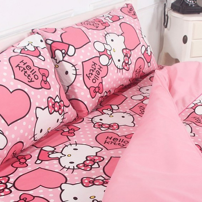 LoveCity 寢城之戀 台灣製 三麗鷗正版授權 混紡棉 薄被套床包組