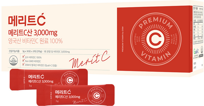 휴온스 메리트C산 3000mg 90포, 270g, 1개
