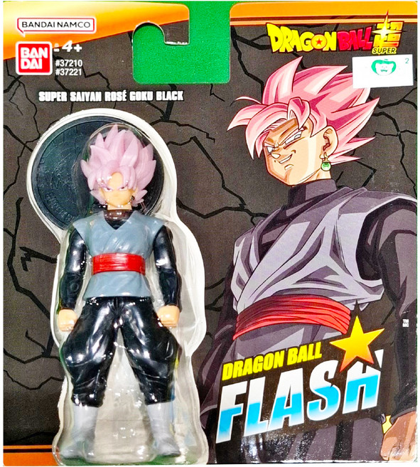 BANDAI 七龍珠公仔 4吋 黑悟空桃紅, 1個