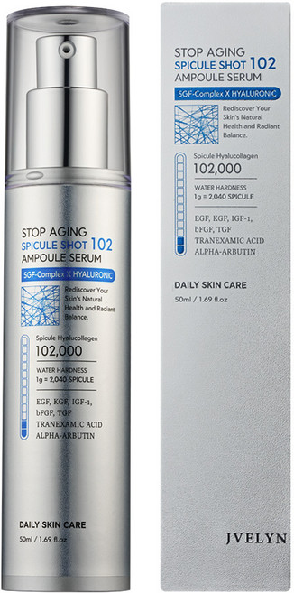 Stop Aging緊緻微針102安瓶精華, 50ml, 1瓶