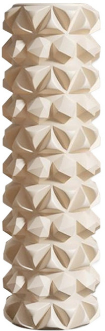 휴다온 요가 필라테스 마사지 폼롤러, 아이보리, 1개