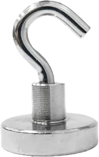 台灣 COMET 超強力磁鐵掛鉤 E32 PM3234, 銀色, 5個