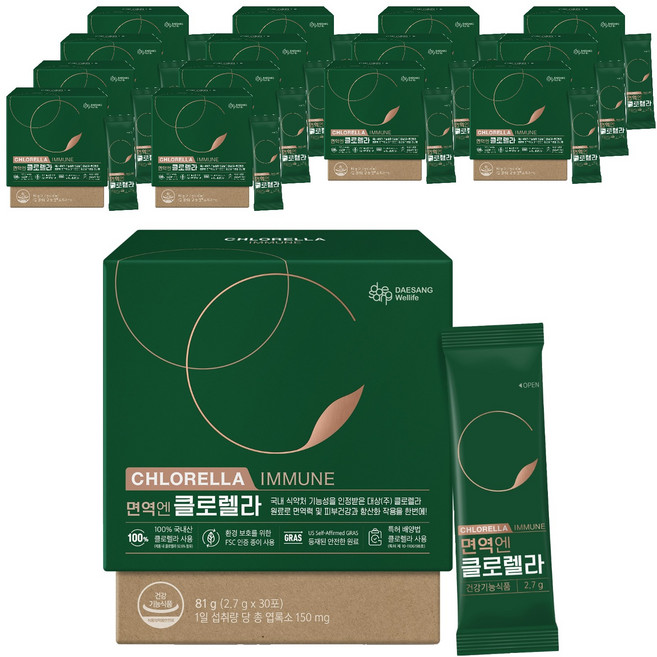 DAESANG Wellife 免疫綠藻 30入, 81g, 15個