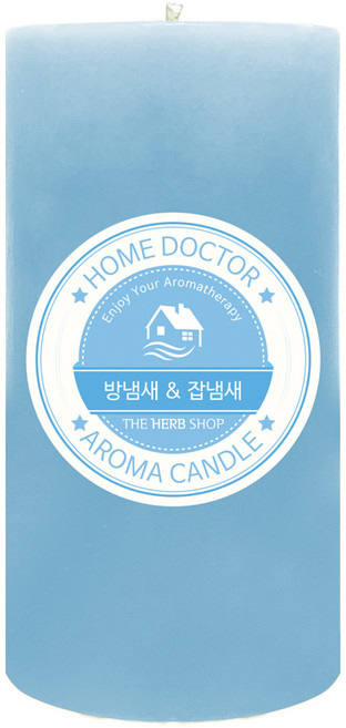 더허브샵 홈닥터 향초, 방냄새&잡냄새, 570g, 1개