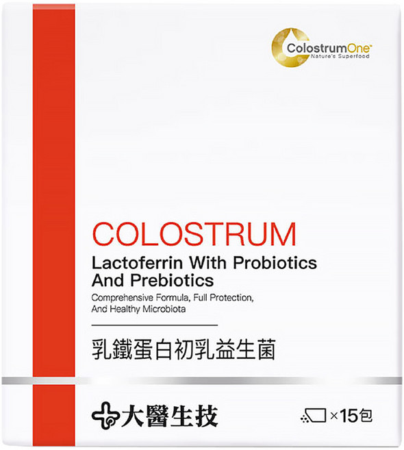 大醫生技 乳鐵蛋白初乳益生菌, 15包, 5g, 1盒