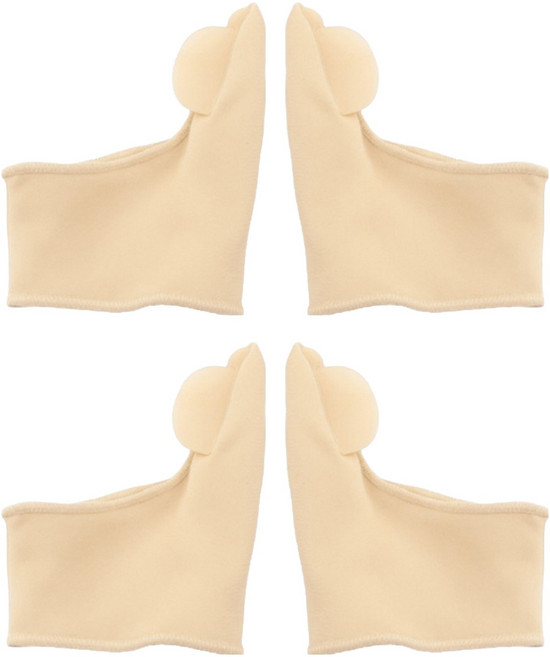 누벨릭 엄지발가락 분리 보호 밴드 양발 세트, 2세트