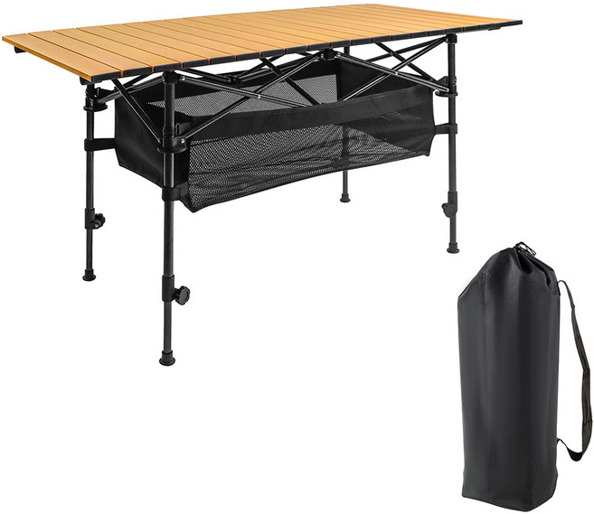 코멧 아웃도어 높이조절 캠핑 롤테이블