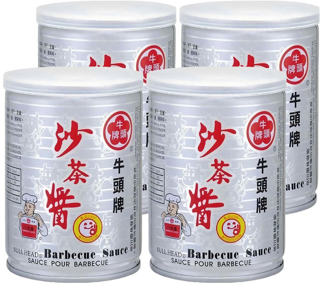 牛頭牌 沙茶醬, 250g, 4罐