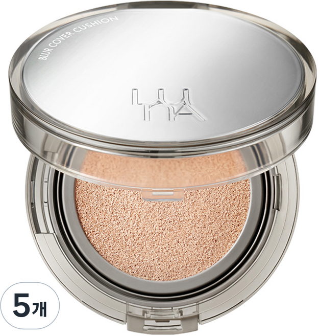 LunA [純素美妝] 柔焦遮瑕氣墊粉餅 12g, 0.7 象牙白, 5個