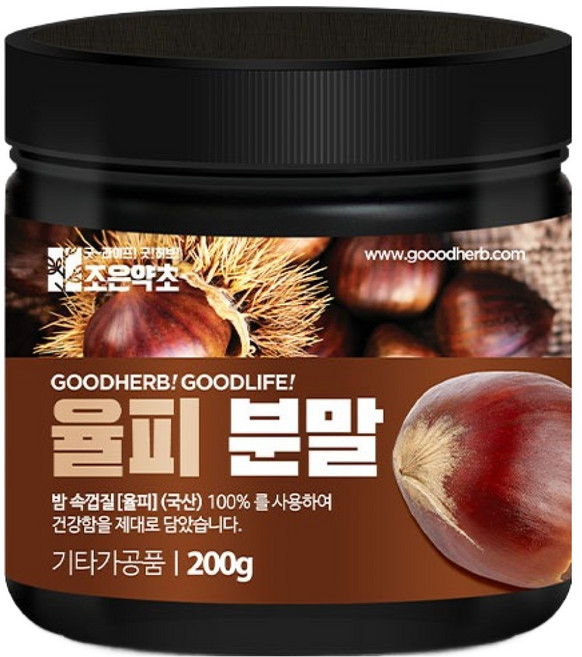 조은약초 율피분말, 1개, 200g
