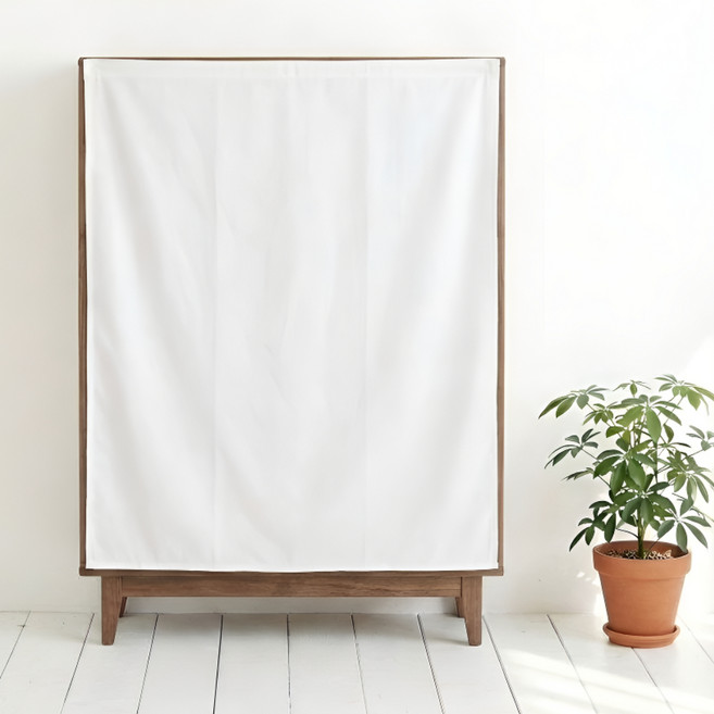 제이에스맘 손쉬운 벨크로 가림막 미니 커튼