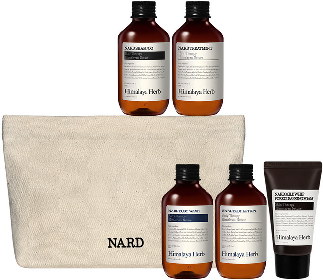 나드 트래블키트 5종 + 코튼파우치, 1세트