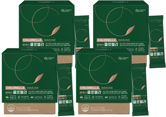 DAESANG Wellife 綠球藻萃取隨身包, 81g, 4盒