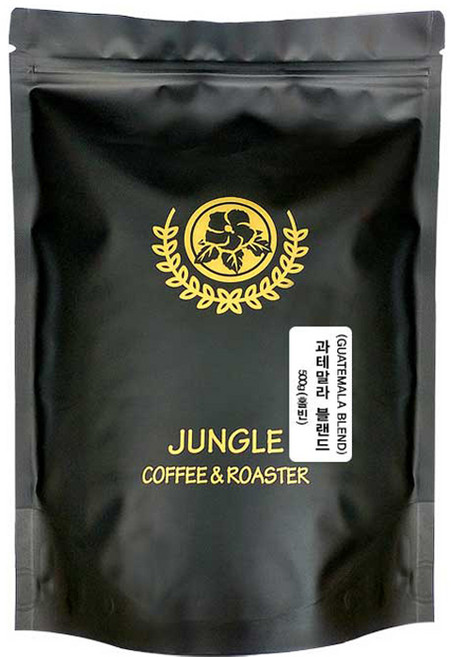정글커피 과테말라 블랜드 원두커피, 홀빈(분쇄안함), 500g, 1개
