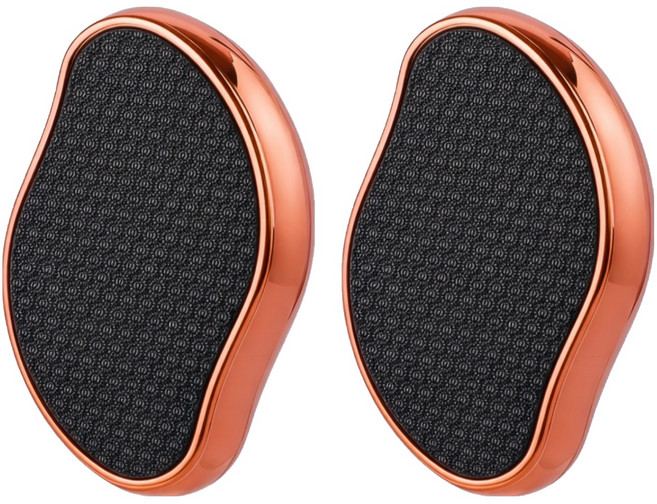 Moment Home 簡約足部去角質磨腳石 玫瑰金, 50g, 2個, 1入