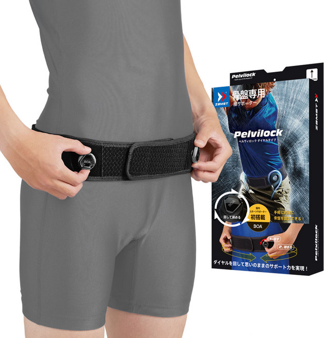 잠스트 PEVILOCK 골반 허리보호대, 1개, 블랙