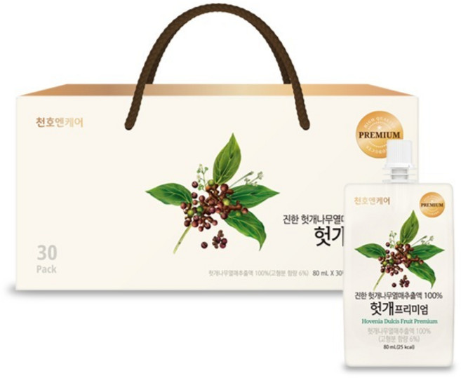 천호엔케어 헛개즙 프리미엄, 30개, 80ml