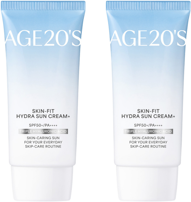 AGE20'S 水潤貼膚防曬霜Plus SPF50+ PA++++, 50ml, 2個