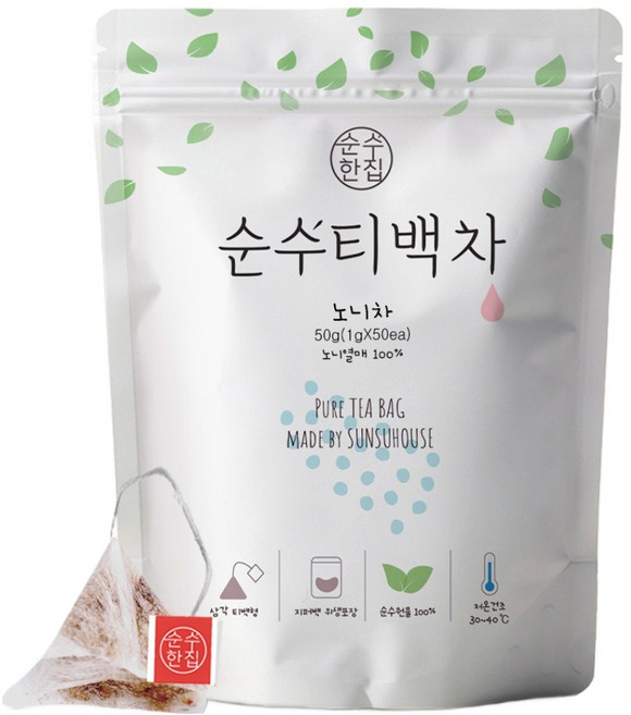 순수한집 노니차, 1g, 50개입, 1개