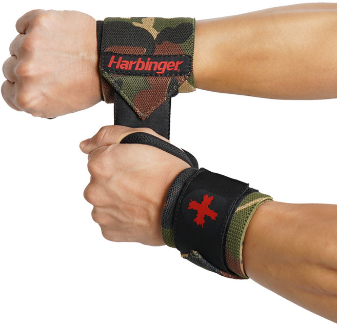 하빈져 레드라인 리스트랩 양손세트, 1세트, 카모