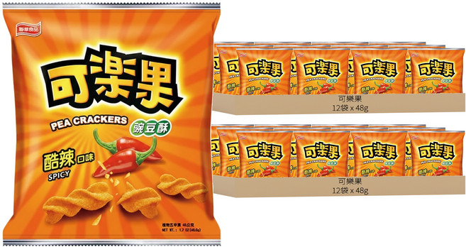 可樂果 酷辣口味, 48g, 24包