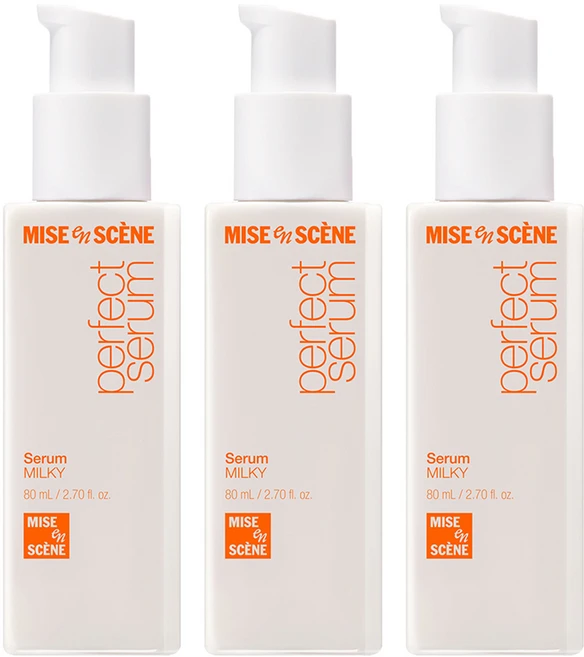 미쟝센 퍼펙트 밀키 세럼 헤어에센스, 80ml, 3개 - 쿠팡