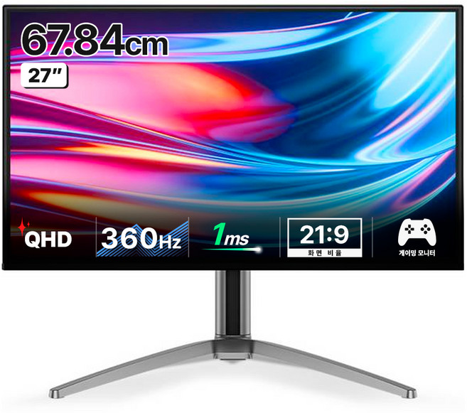 한성컴퓨터 QHD 리얼 360 게이밍 USB Type-C 모니터, 67.84cm, TFG27Q36FL QD-OLED(일반)
